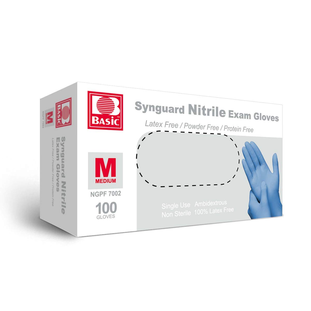 Gloves, Nitrile Medium - 100 per box