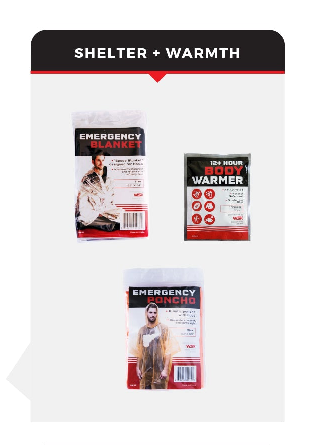 1 Person Essential Survival Kit, Backpack