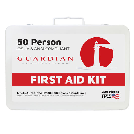 Guardian 25-50 Person First Aid Kit - Metal