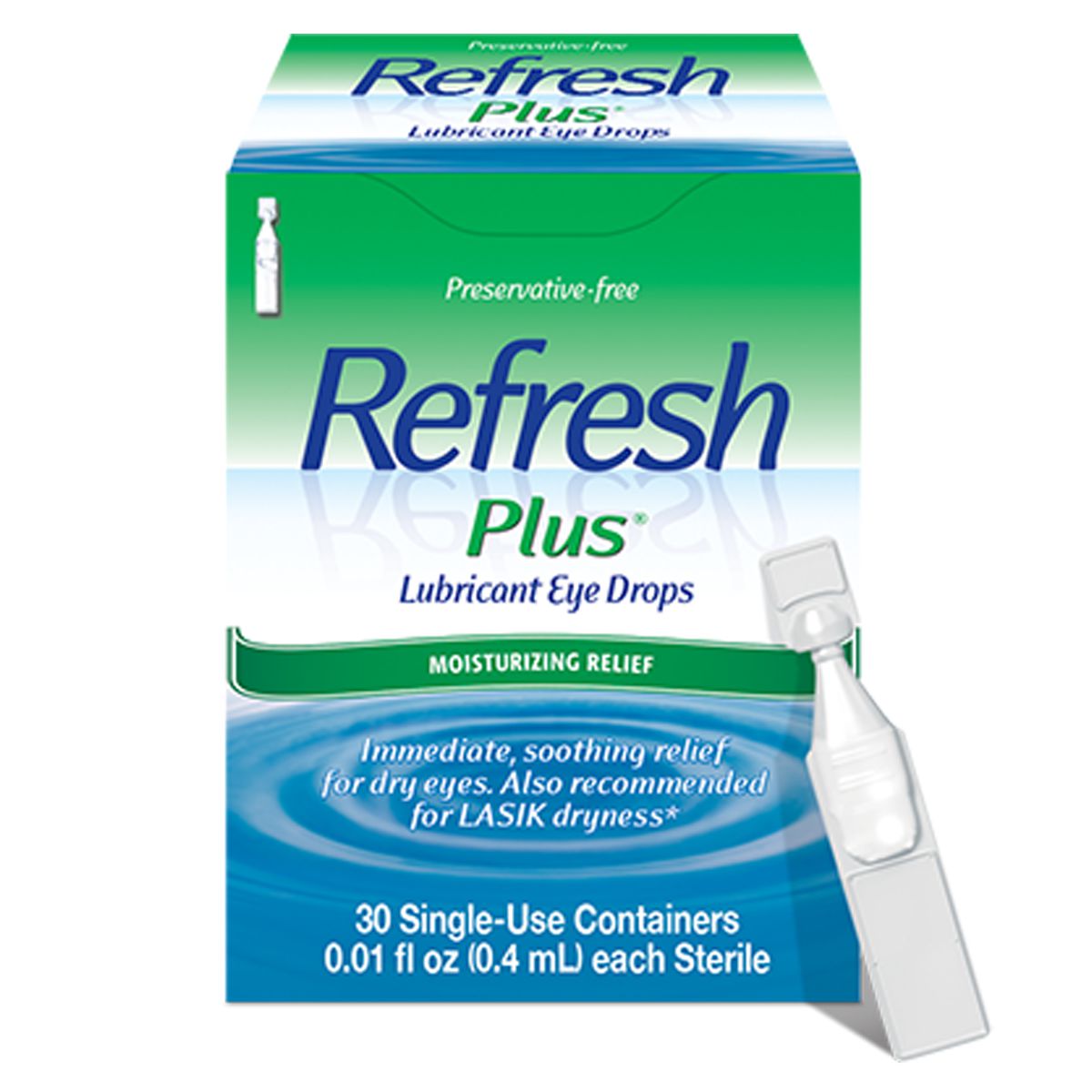 Lubricating Eye Drops, 30 Ampules per Box