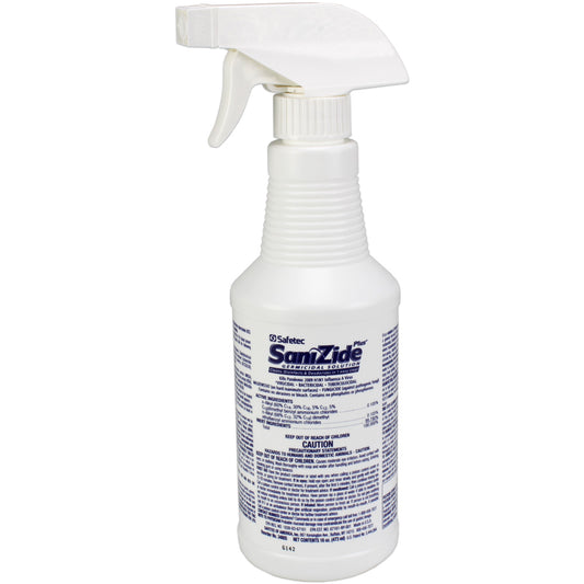 Sanizide Plus Environmental Surface Germicidal Solution, 16 oz. bottle w/ trigger - 1 each
