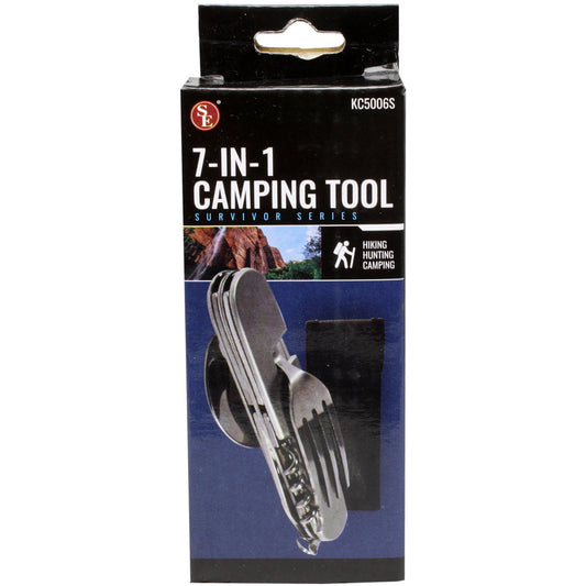 Knife/ Fork / Spoon Combo Utility Tool with Can & Bottle Opener